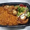 jollof rice and meat